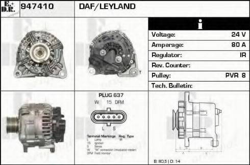 EDR 947410 - Alternator car-mod.net