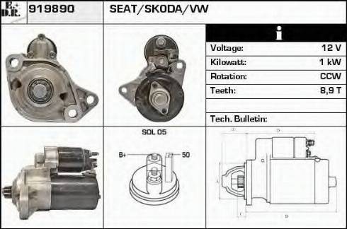 EDR 919890 - Starter car-mod.net