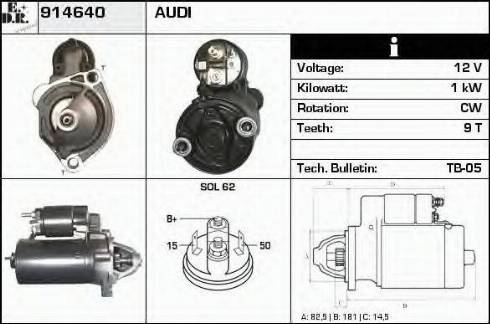 EDR 914640 - Starter car-mod.net