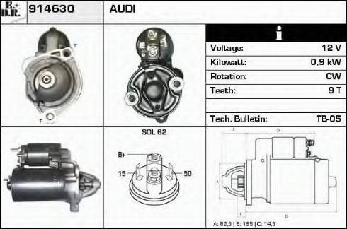 EDR 914630 - Starter car-mod.net