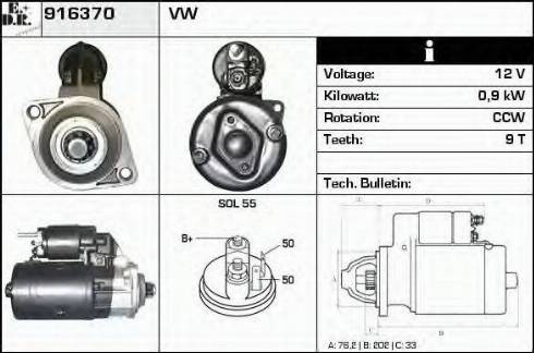 EDR 916370 - Starter car-mod.net