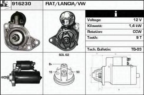 EDR 916230 - Starter car-mod.net