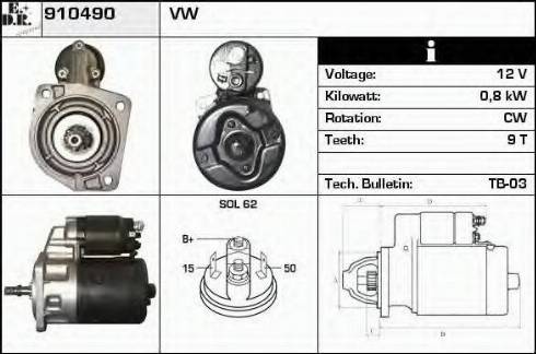 EDR 910490 - Starter car-mod.net