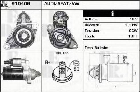 EDR 910406 - Starter car-mod.net
