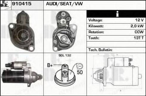 EDR 910415 - Starter car-mod.net