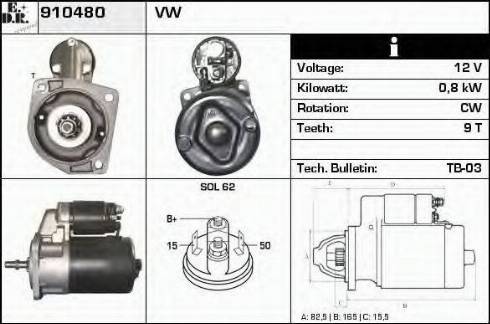 EDR 910480 - Starter car-mod.net