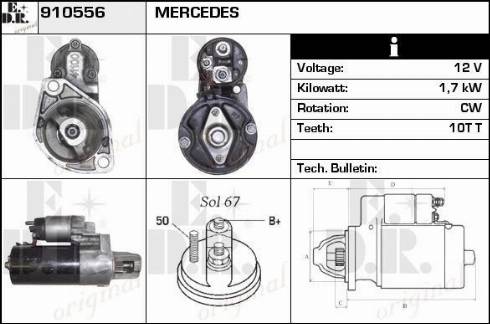 EDR 910556 - Starter car-mod.net