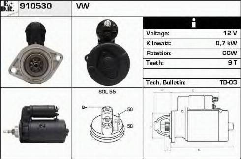 EDR 910530 - Starter car-mod.net