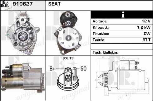 EDR 910627 - Starter car-mod.net