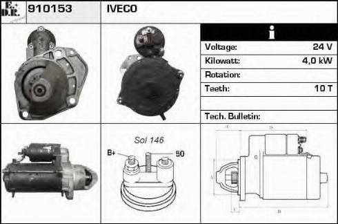 EDR 910153 - Starter car-mod.net