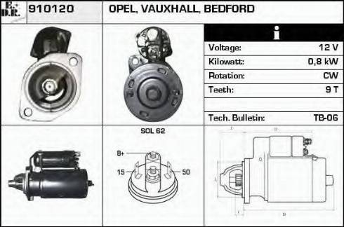 EDR 910120 - Starter car-mod.net