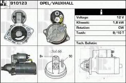 EDR 910123 - Starter car-mod.net