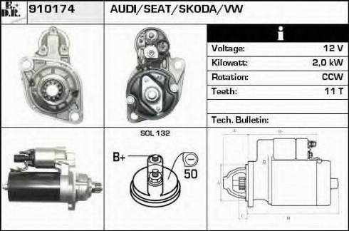 EDR 910174 - Starter car-mod.net