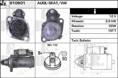 EDR 910801 - Starter car-mod.net