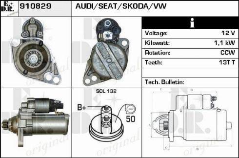 EDR 910829 - Starter car-mod.net