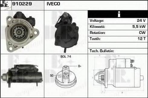 EDR 910229 - Starter car-mod.net
