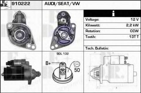 EDR 910222 - Starter car-mod.net