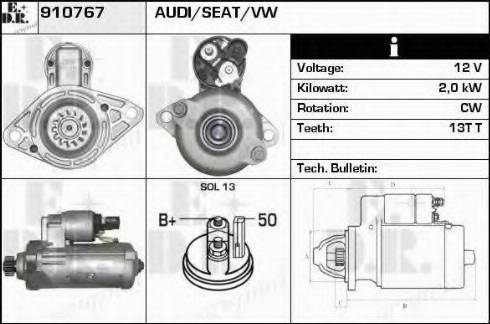 EDR 910767 - Starter car-mod.net