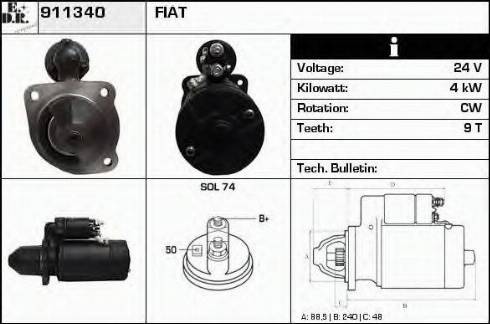 EDR 911340 - Starter car-mod.net
