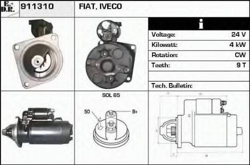 EDR 911310 - Starter car-mod.net