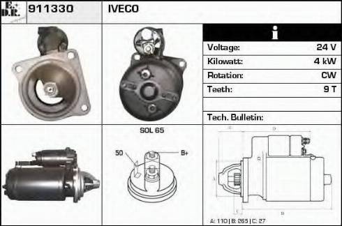 EDR 911330 - Starter car-mod.net