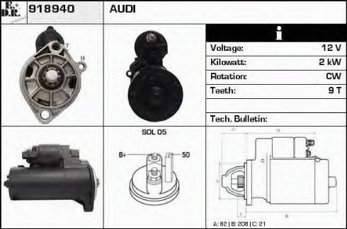 EDR 918940 - Starter car-mod.net