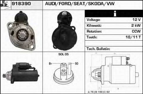EDR 918390 - Starter car-mod.net