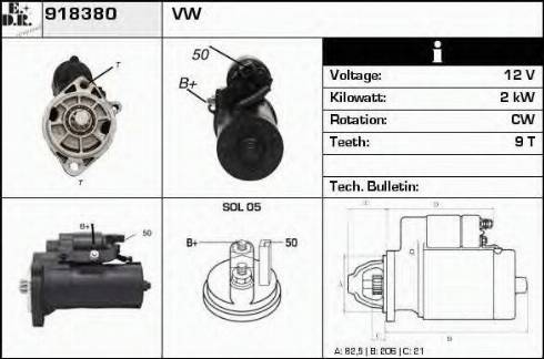 EDR 918380 - Starter car-mod.net