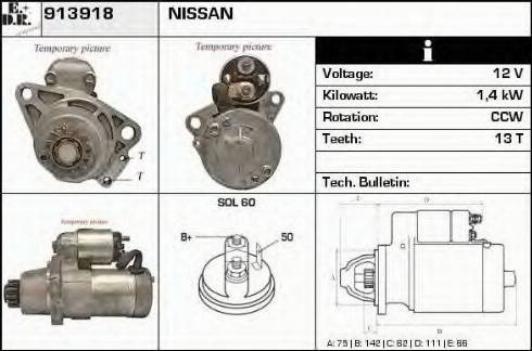 EDR 913918 - Starter car-mod.net