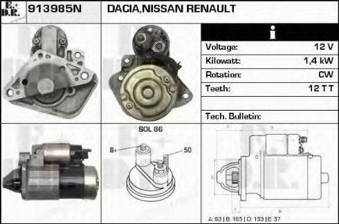 EDR 913985N - Starter car-mod.net