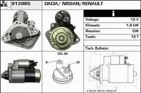 EDR 913985 - Starter car-mod.net