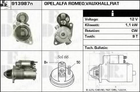 EDR 913987N - Starter car-mod.net
