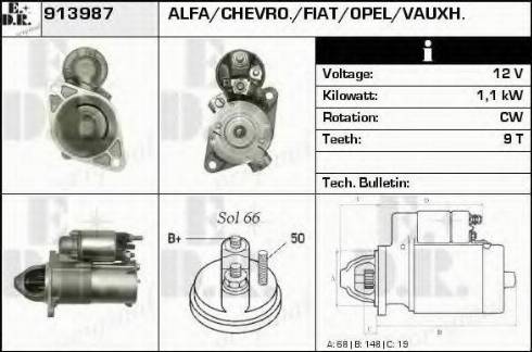 EDR 913987 - Starter car-mod.net