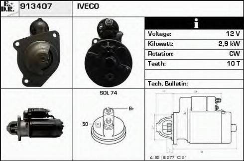 EDR 913407 - Starter car-mod.net