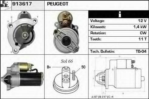 EDR 913617 - Starter car-mod.net