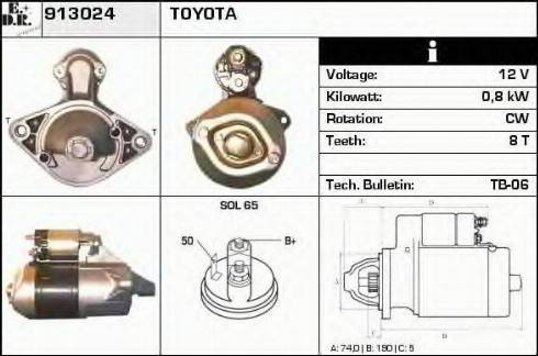 EDR 913024 - Starter car-mod.net