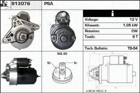 EDR 913076 - Starter car-mod.net