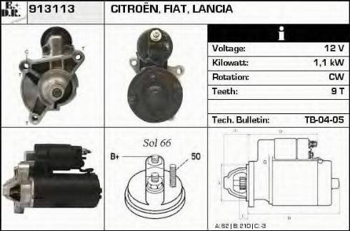 EDR 913113 - Starter car-mod.net