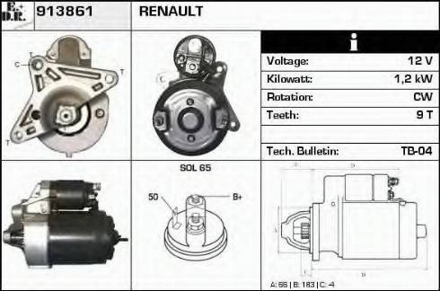 EDR 913861 - Starter car-mod.net
