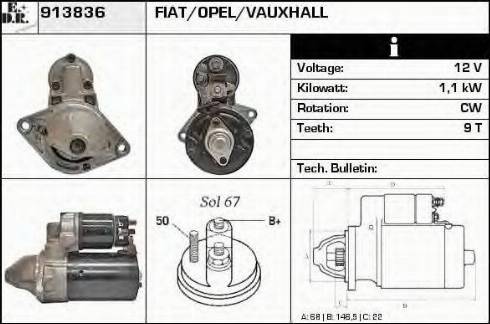 EDR 913836 - Starter car-mod.net