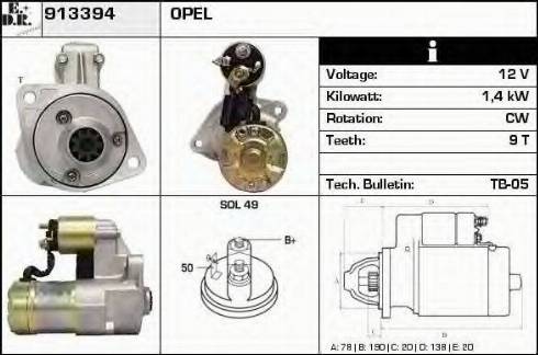 EDR 913394 - Starter car-mod.net