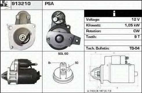 EDR 913210 - Starter car-mod.net
