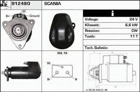 EDR 912480 - Starter car-mod.net