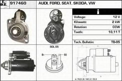EDR 917460 - Starter car-mod.net