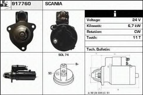 EDR 917760 - Starter car-mod.net