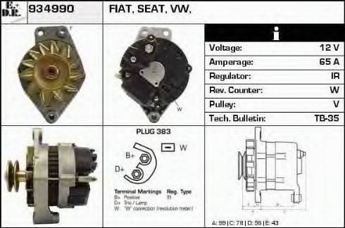 EDR 934990 - Alternator car-mod.net