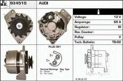 EDR 934510 - Alternator car-mod.net