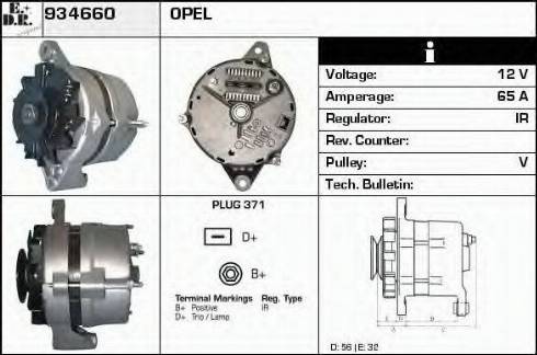 EDR 934660 - Alternator car-mod.net