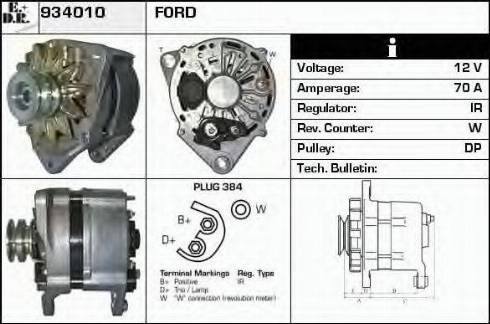 EDR 934010 - Alternator car-mod.net