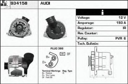 EDR 934158 - Alternator car-mod.net